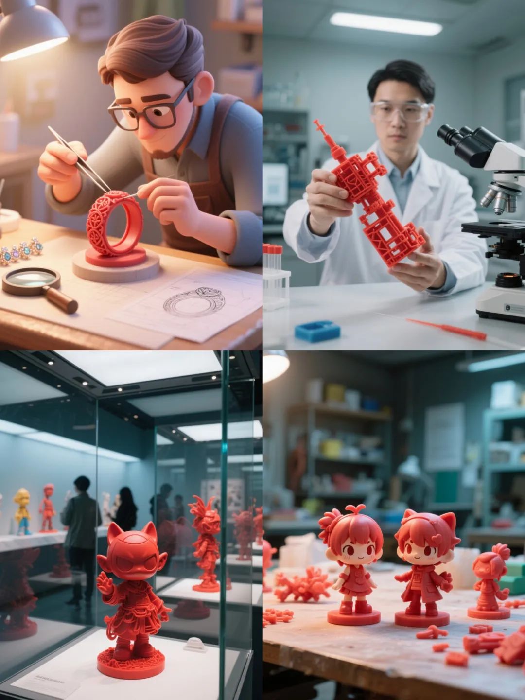 红蜡3D打印(图2) 红蜡3D打印(图2)